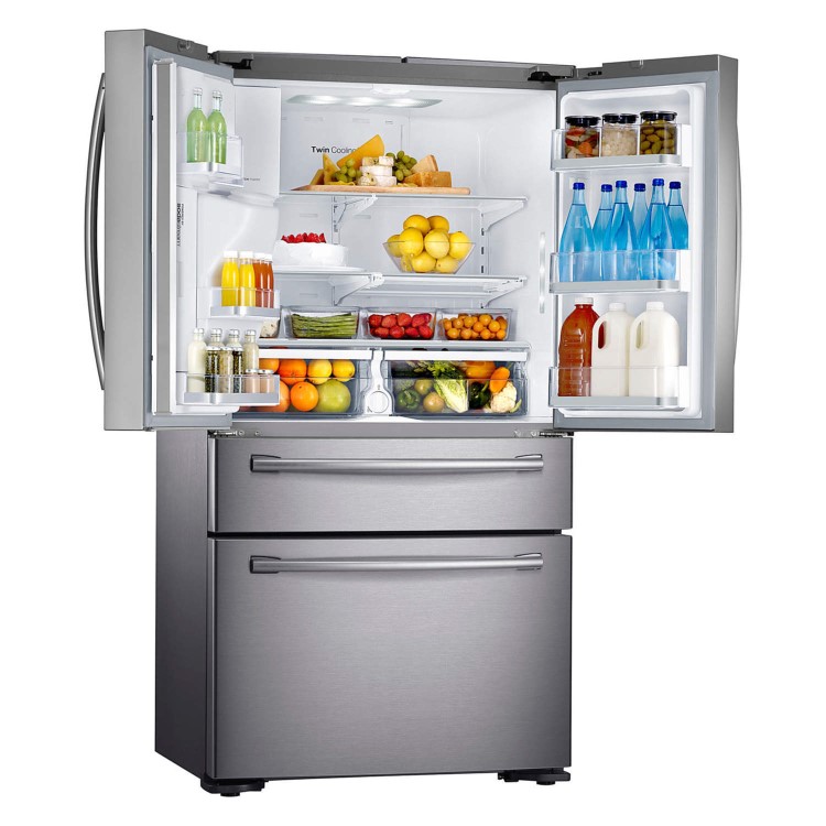 GRADE A3 - Samsung RF24HSESBSR 493L American Freestanding Fridge Freezer - Stainless Steel