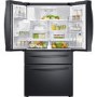 Refurbished Samsung RF24R7201B1 Freestanding 521 Litre 75/25 American Fridge Freezer With Ice And Water Dispenser Black