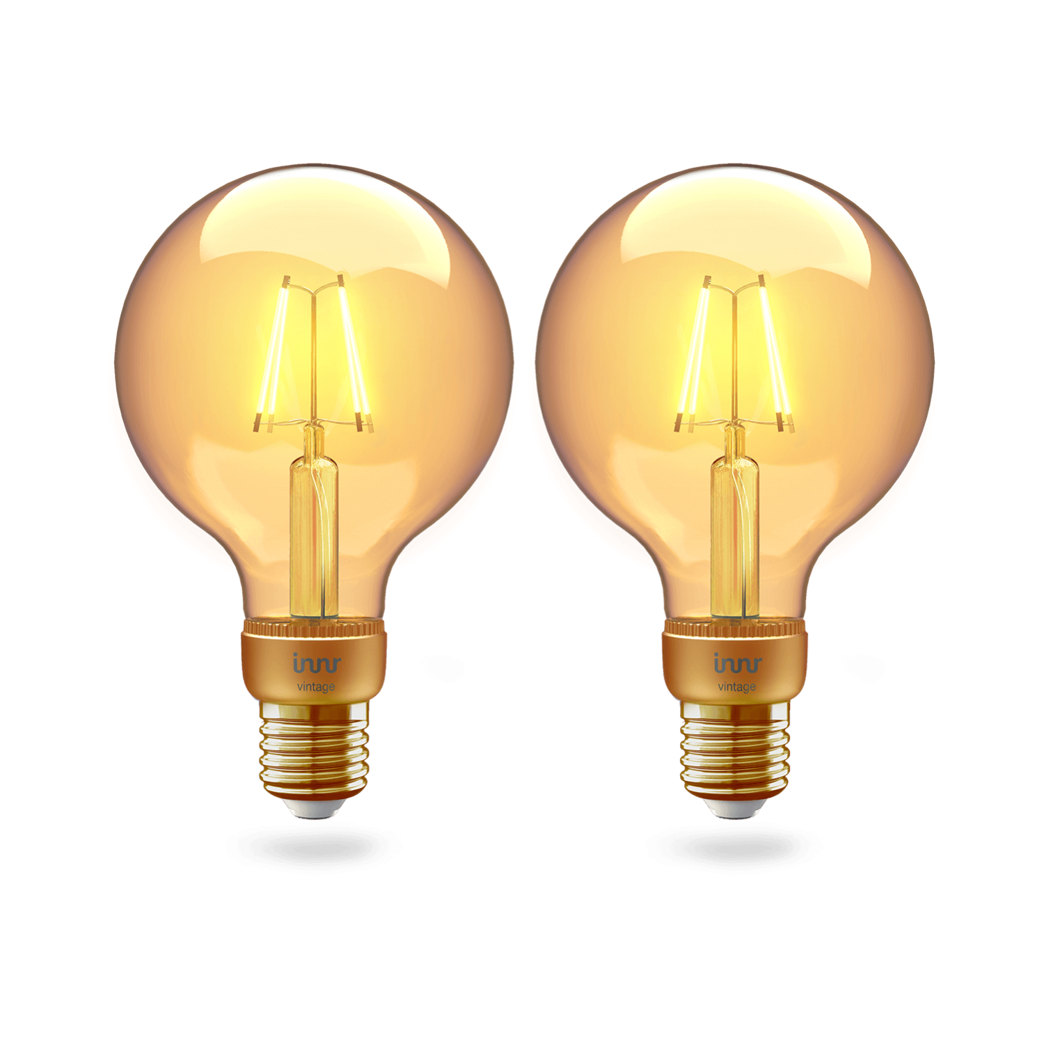 Innr E27 Filament Bulb vintage G95 Globe Z3.0 2 Pack