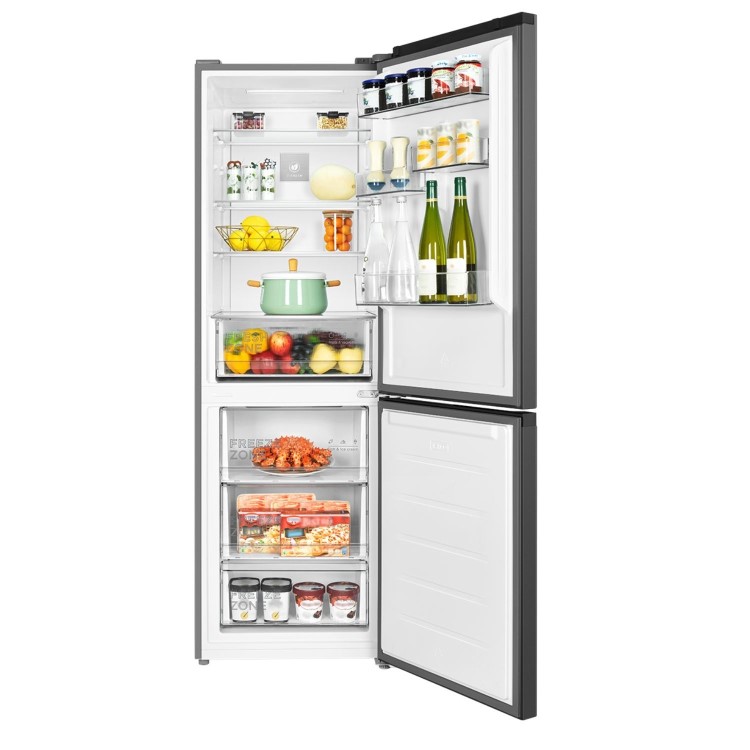 TCL 340 Litre 60/40 Freestanding Fridge Freezer - Grey
