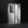 Smeg RF354RX 54cm Wide Freestanding Larder Fridge - Stainless Steel