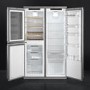 Smeg RF354RX 54cm Wide Freestanding Larder Fridge - Stainless Steel