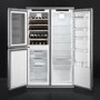 Smeg RF354RX 54cm Wide Freestanding Larder Fridge - Stainless Steel