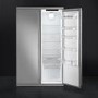 Smeg RF354RX 54cm Wide Freestanding Larder Fridge - Stainless Steel