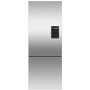 Fisher & Paykel RF402BRPUX6 635mm Wide Flat Door Freestanding Fridge Freezer With Ice And Water Dispenser