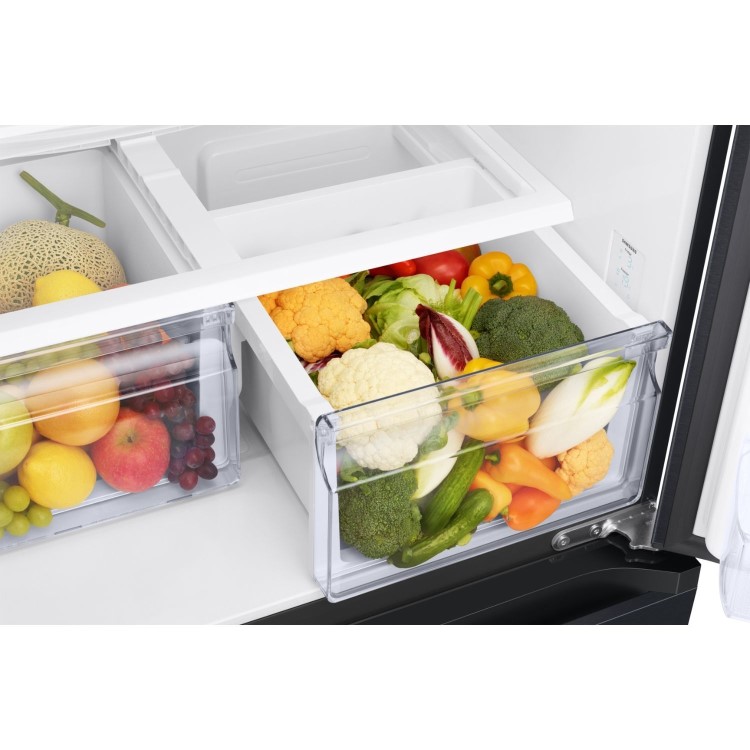 Samsung 495 Litre Side-By-Side American Fridge Freezer - Black