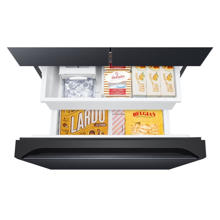 Samsung 495 Litre Side-By-Side American Fridge Freezer - Black