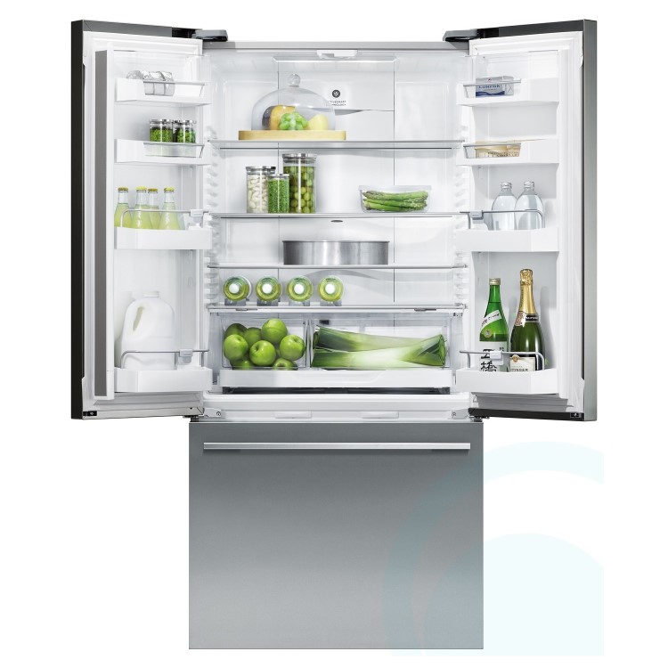 GRADE A2 - Fisher & Paykel RF522ADX4 24336 Designer French Door Fridge Freezer Stainless Steel