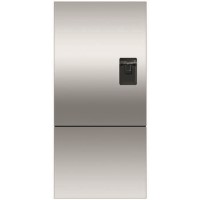 Fisher & Paykel RF522BRPUX6 25233 - 79cm Wide Right Hand Hinge Handleless Freestanding Fridge Freezer  With And Water Stainless Steel