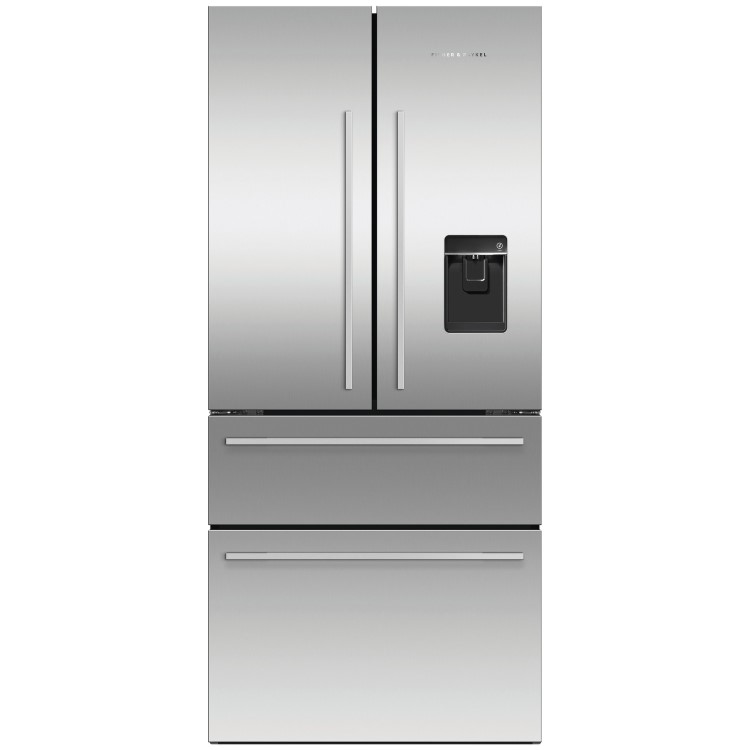 Fisher & Paykel Fridge Freezer French Door Double Freezer Drawers 790mm - Ice & Water