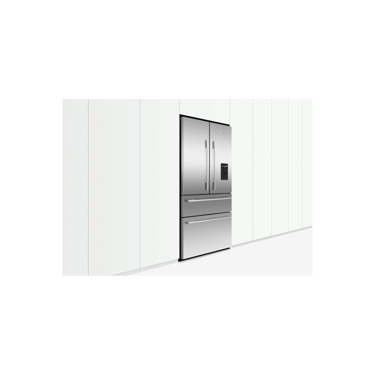 Fisher & Paykel Fridge Freezer French Door Double Freezer Drawers 790mm - Ice & Water