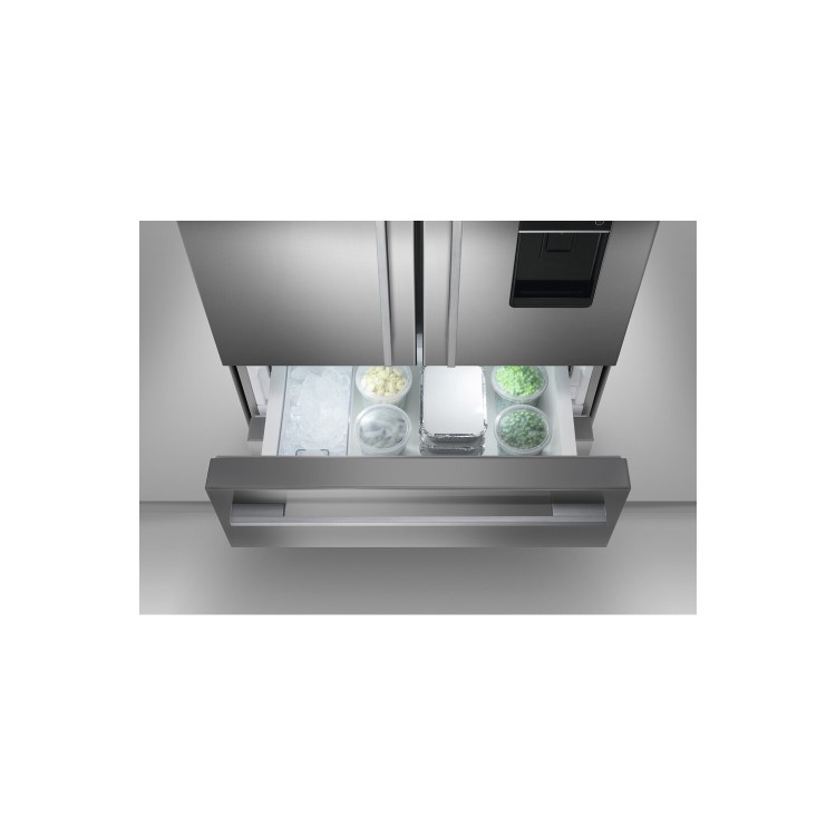 Fisher & Paykel Fridge Freezer French Door Double Freezer Drawers 790mm - Ice & Water