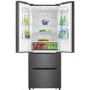 GRADE A2 - Hisense RF528N4AB1 70cm Wide French Door Freestanding Fridge Freezer - Black