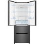 GRADE A2 - Hisense RF528N4AB1 70cm Wide French Door Freestanding Fridge Freezer - Black