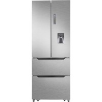 GRADE A3 - Hisense RF528N4WC1 50/50 Split Frost Free American Style Fridge Freezer - Stainless Steel