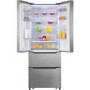 GRADE A3 - Hisense RF528N4WC1 50/50 Split Frost Free American Style Fridge Freezer - Stainless Steel