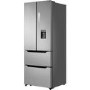 GRADE A3 - Hisense RF528N4WC1 50/50 Split Frost Free American Style Fridge Freezer - Stainless Steel