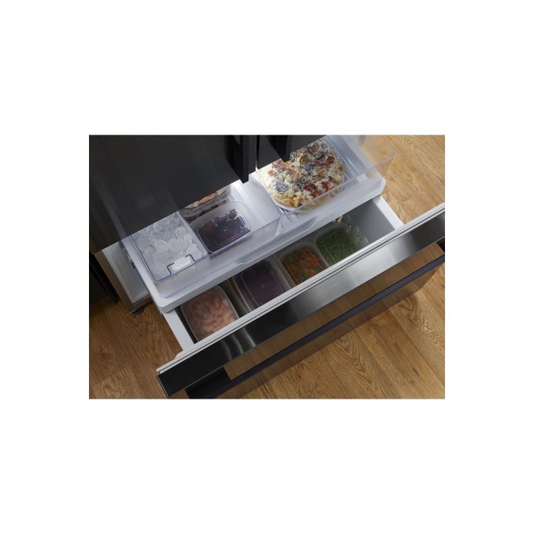 Fisher & Paykel 541 Litre French Style American Fridge Freezer - Black Steel