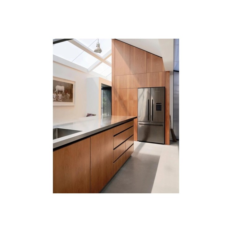 Fisher & Paykel 541 Litre French Style American Fridge Freezer - Black Steel
