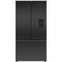 Fisher & Paykel 569 Litre French Style American Fridge Freezer - Matt Black Glass