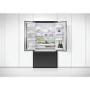 Fisher & Paykel 569 Litre French Style American Fridge Freezer - Matt Black Glass