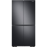 Refurbished Samsung RF65A967FB1 Freestanding 647 Litre Four Door American Fridge Freezer Black