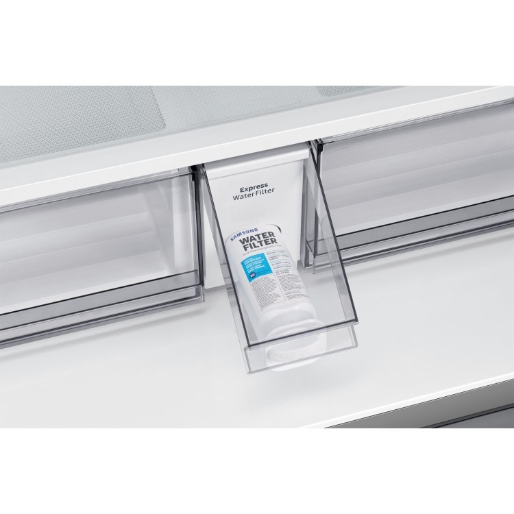 Samsung 649 Litre Four Door American Fridge Freezer with Autofill Pitcher - Stainless Steel