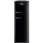 Gorenje RF60309OBK Retro Style Right Hand Hinge Top Mount Freestanding Fridge Freezer Black