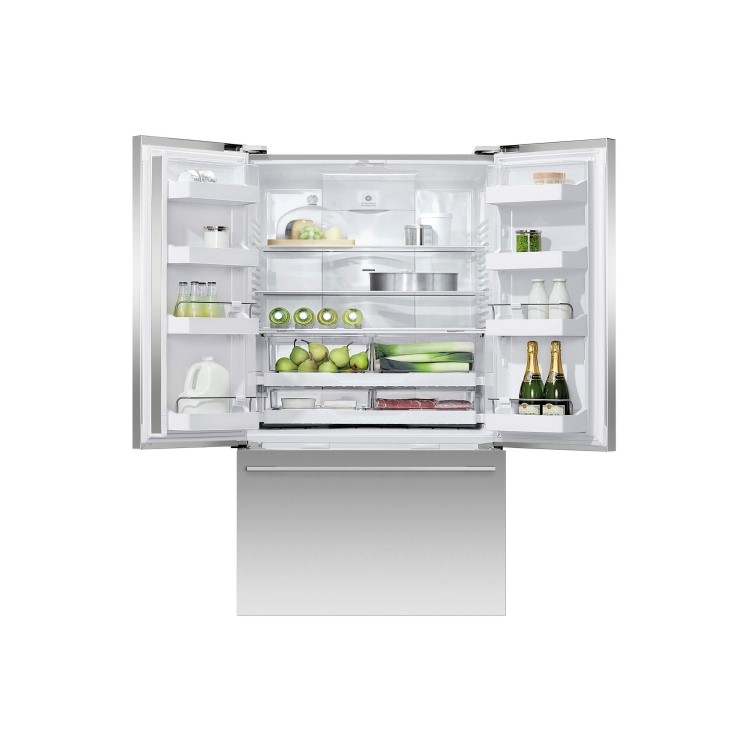 Fisher & Paykel 569 Litres French Style American Fridge Freezer - Stainless Steel