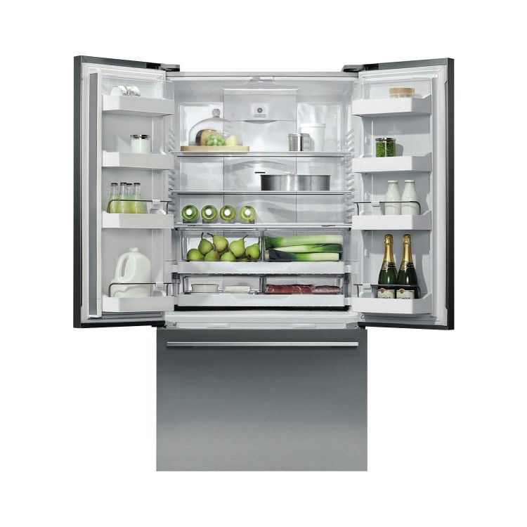 GRADE A2 - Fisher & Paykel RF610ADX4 24315 Freestanding Fridge Freezer Stainless Steel