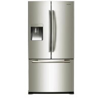 Samsung RF62QEPN 82 cm wide Side-by-side Fridge Freezer in Platinum Inox