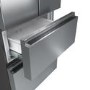 Hisense 485 Litre 70/30 Freestanding Fridge Freezer - Stainless Steel