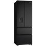 Hisense PureFlat Slim 485 Litre French Style American Fridge Freezer - Black