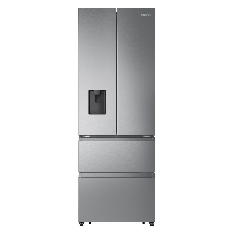 Hisense PureFlat 485 Litre 60/40 Fridge Freezer - Stainless Steel