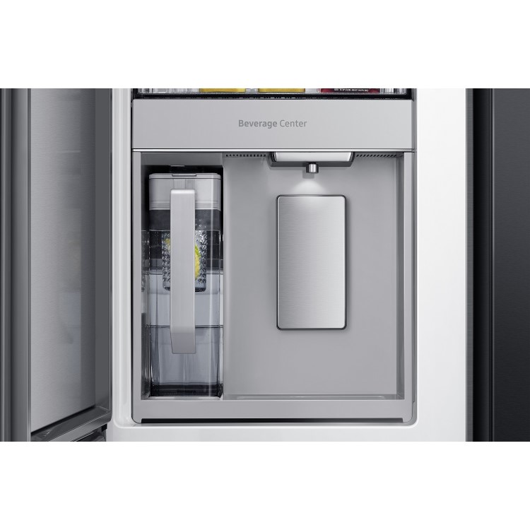 Samsung 647 Litre French Style Fridge Freezer with Beverage Center - Black