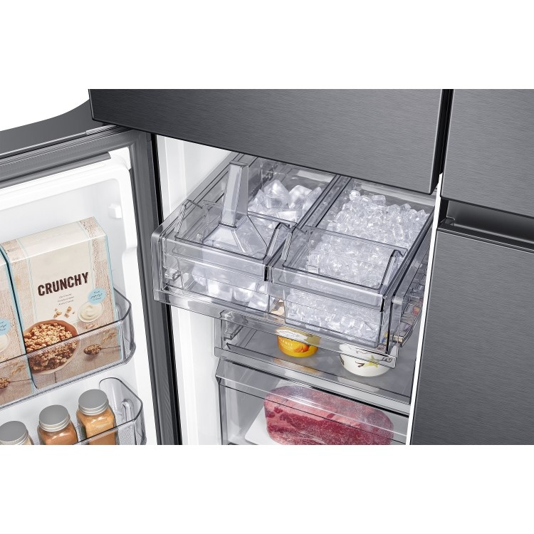 Samsung 647 Litre French Style Fridge Freezer with Beverage Center - Black