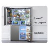 Samsung 647 Litre Four Door American Fridge Freezer With Beverage Centre  - Refined Inox&#160;