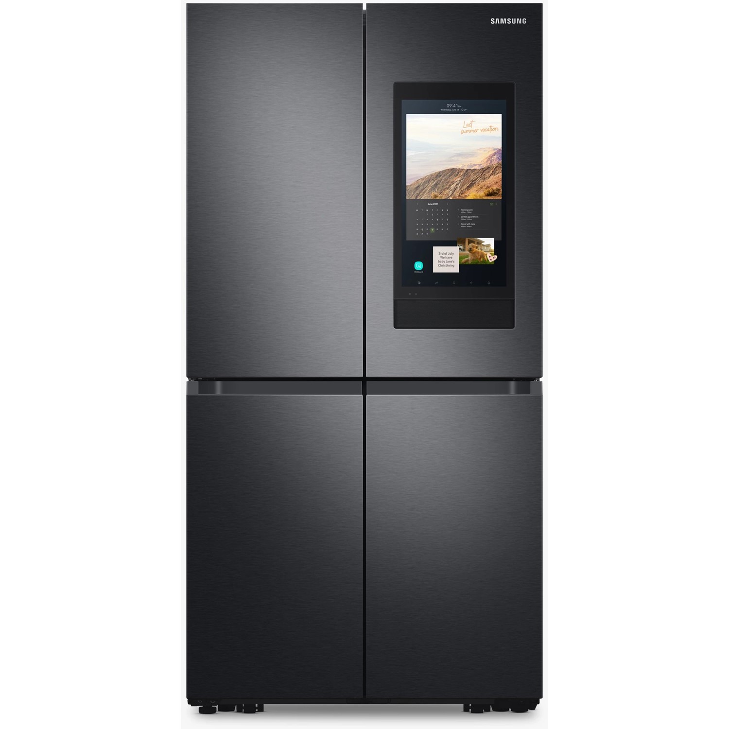 Refurbished Samsung RF65A977FB1 637 Litre 60/40 American Fridge Freezer With Beverage Centre Black