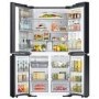 Samsung Bespoke 645 Litre Four Door American Fridge Freezer - Black