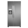 Refurbished Hisense RS696N4II1 Freestanding 535 Litre 50/50 American Fridge Freezer Stainless Steel