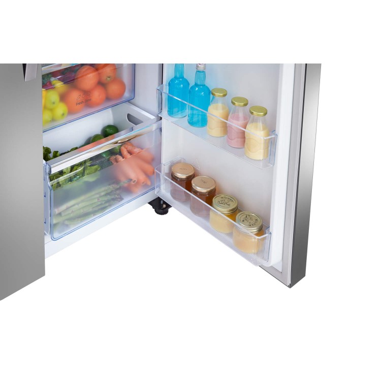 Refurbished Hisense RS696N4II1 Freestanding 535 Litre 50/50 American Fridge Freezer Stainless Steel