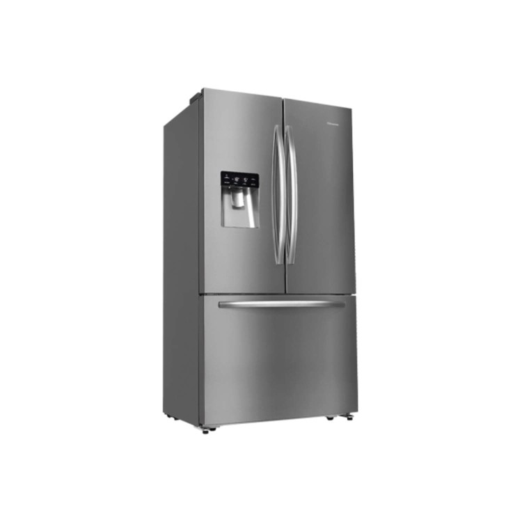 Hisense RF697N4ZS1 60/40 Split Frost Free American Style French Door Freestanding Fridge Freezer With Stored Water Dispenser - Stainless Steel