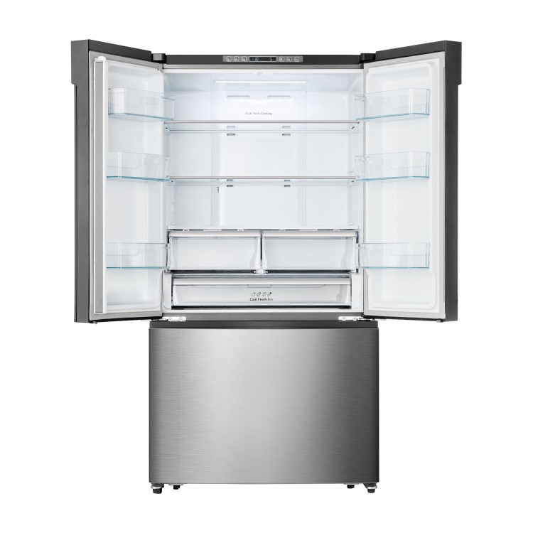 Hisense RF715N4AS1 French Door Style American Fridge Freezer - Stainless Steel