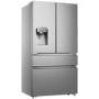 Hisense 560 Litre French Style American Fridge Freezer With Triple Zone Cooling - Stainless Steel