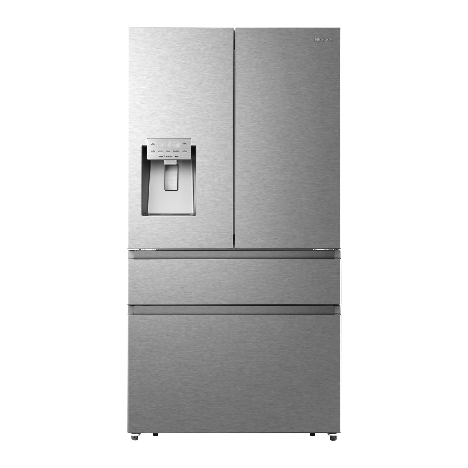 Hisense RF728N4SASE French Style Fridge Freezer With Ice & Water Non Plumbed – STAINLESS STEEL