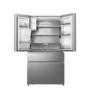 Hisense 560 Litre French Style American Fridge Freezer - Stainless Steel