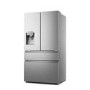 Hisense 560 Litre French Style American Fridge Freezer - Stainless Steel