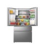 Hisense 560 Litre French Style American Fridge Freezer - Stainless Steel