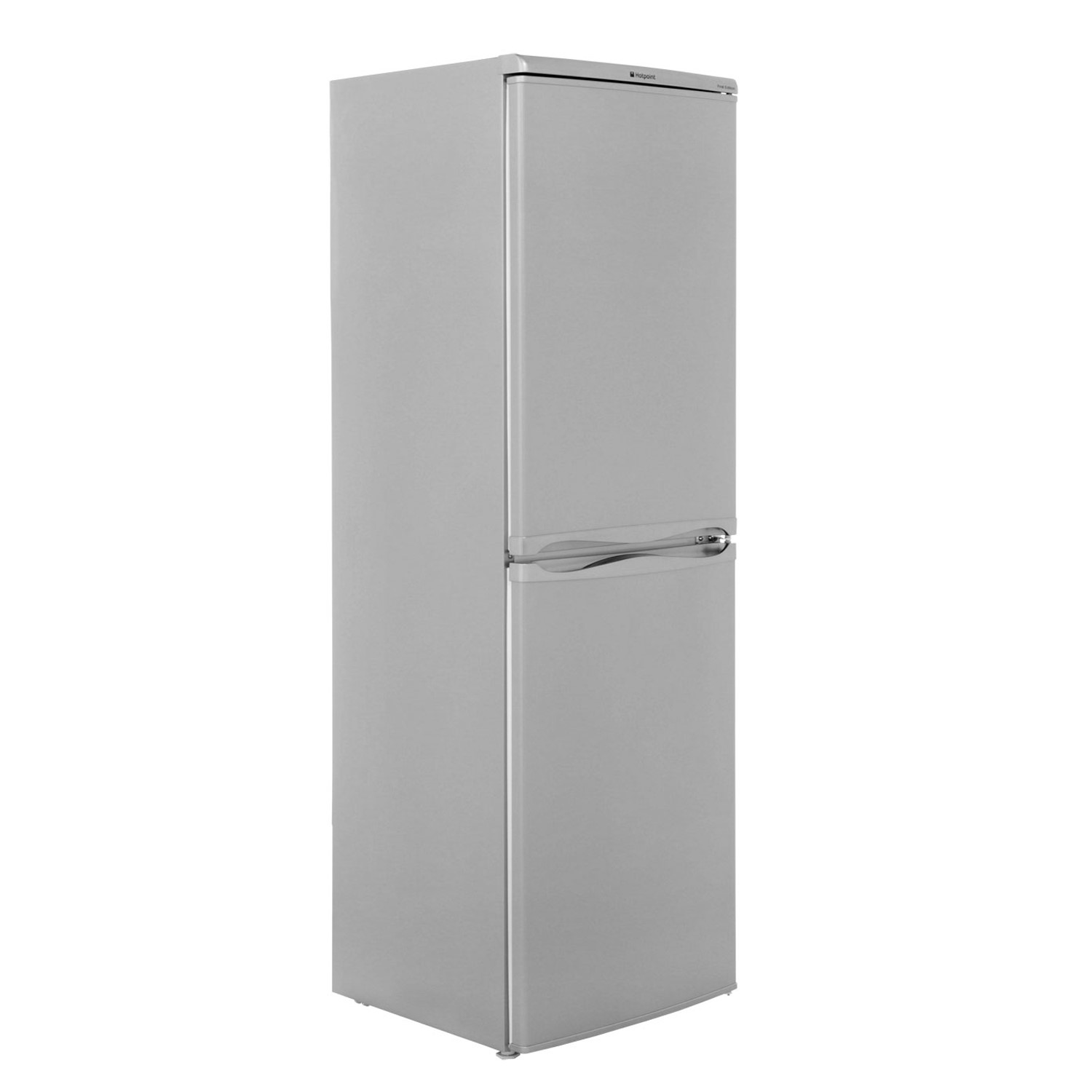 Hotpoint RFAA52S 50 50 Ice Diamond Freestanding Fridge Freezer Silver