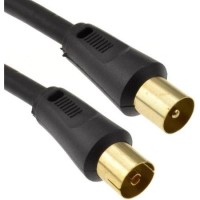 TV AERIAL RF COAX CABLE LEAD ADAPTOR MALE TO FEMALE